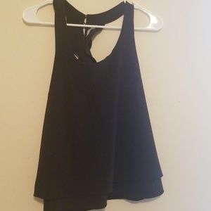 Blank silky tank blouse